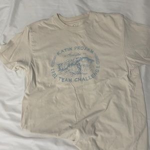 Beige graphic t-shirt